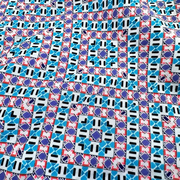 GAP Romper Large Elastic Waist Blue Pink Red White Round Neck‎ Sleeveless - Picture 10 of 16